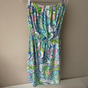 Lilly Pulitzer Strapless Coverup